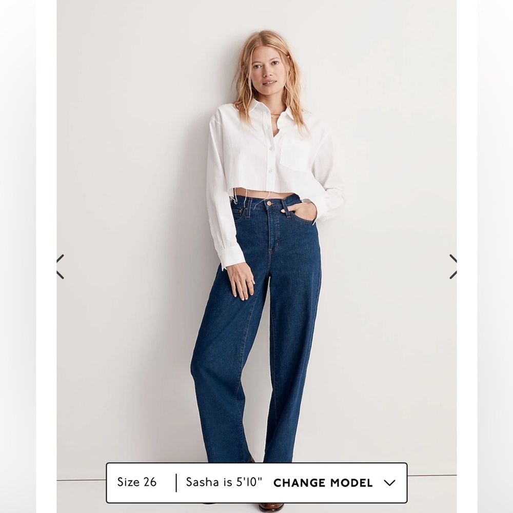 Madewell - The Perfect Vintage Wide-Leg Jean - Fairdale wash (sold out)